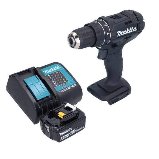 Makita DHP 482 SF1B perceuse à percussion sans fil 18 V 62 Nm noir + 1x batterie 3,0 Ah + chargeur