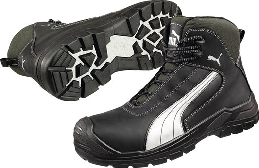 PUMA Sicherheitsstiefel Cascades Mid Größe 40 schwarz/weiß ( 4300700270 )