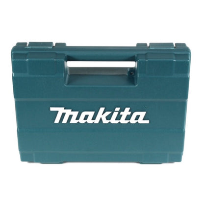 Makita HP 457 DWE 18 V Li-Ion Akku Schlagbohrschrauber im Transportkoffer + 2 x 1,5 Ah Akku + Ladegerät + Makita B-53811 Bit & Bohrer-Set 100-teilig mit Bithalter in Kunstoffkoffer - Toolbrothers