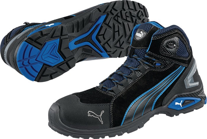 PUMA bottes de sécurité Rio Black Mid taille 39 noir/bleu (4300700409)