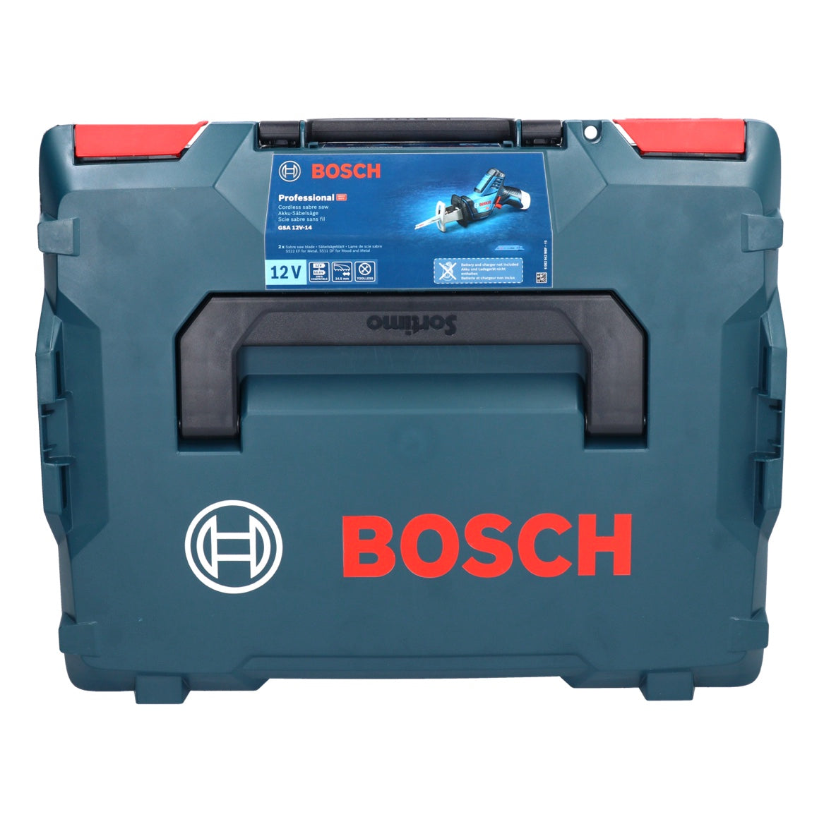 Bosch GSA 12V-14 Professional Akku Säbelsäge 12 V + Säbelsägeblatt + L-Boxx - ohne Akku, ohne Ladegerät - Toolbrothers