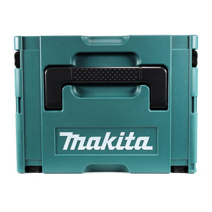 Makita MAKPAC 3 Systemkoffer ( 821551-8 ) + Einlage für 4x BL1830B BL1840B BL1850B BL1860B Akku und DC18RD Doppelladegerät ( 838258-9 )
