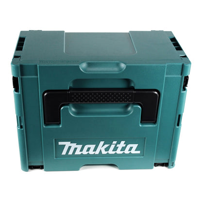 Makita MAKPAC 3 Systemkoffer ( 821551-8 ) + Einlage für 4x BL1830B BL1840B BL1850B BL1860B Akku und DC18RD Doppelladegerät ( 838258-9 ) - Toolbrothers