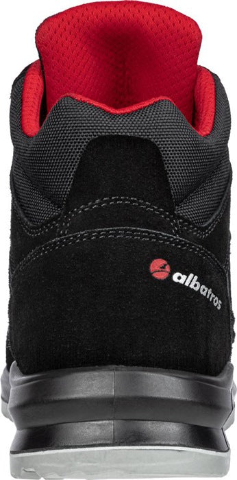 ALBATROS Sicherheitsstiefel CLIFTON MID Größe 41 schwarz/rot ( 4300700681 )