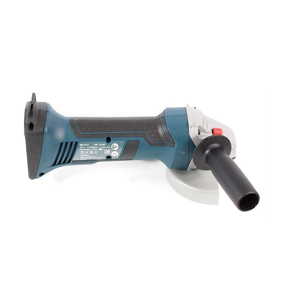 Bosch GWS 18 V-Li 115 mm Akku Winkelschleifer Solo in L-Boxx ( 060193A304 ) + 25 x Bosch Trennscheibe für Metall - 115 x 22,23 mm, gekröpft ( 2608600005 ) - Toolbrothers