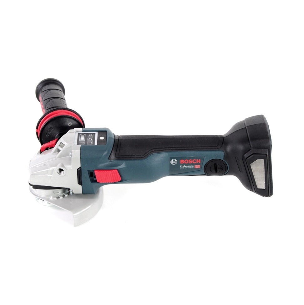 Bosch GWS 18 V-125 SC Akku Winkelschleifer 125mm brushless Solo in L-Boxx ( 06019G3400 ) + 25 x Bosch Trennscheibe für Metall - 115 x 22,23 mm, gekröpft ( 2608600221 ) - Toolbrothers