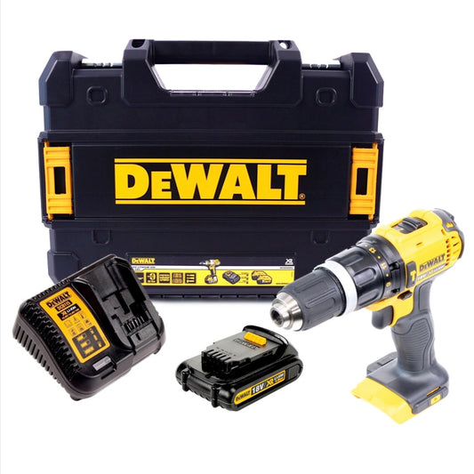 DeWalt DCD 785 S1 Akku Schlagbohrschrauber 18V 60Nm+ 1x Akku 1,5 Ah + Ladegerät im TSTAK Koffer - Toolbrothers