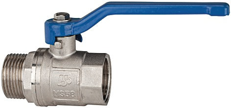 Robinet à tournant sphérique en laiton RIEGLER VALVE LINE 59,61 mm G 2″ (4588880049)