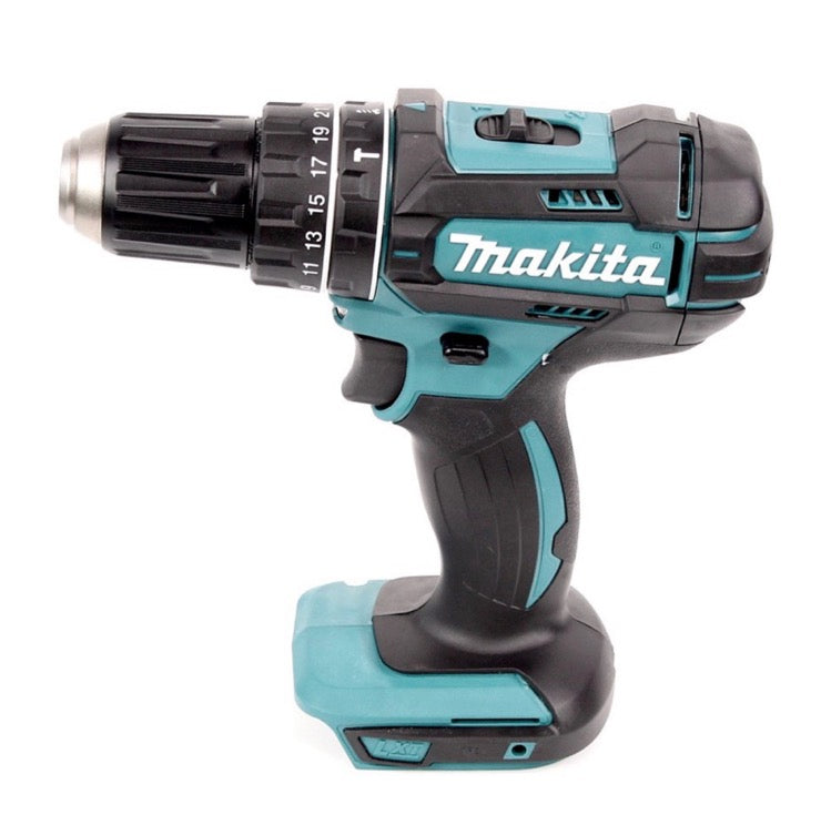 Makita DHP 482 RF1J Akku Schlagbohrschrauber 18 V 62Nm im Makpac + 3,0 Ah Akku + Ladegerät + Bit & Bohrer-Set 100-teilig - Toolbrothers