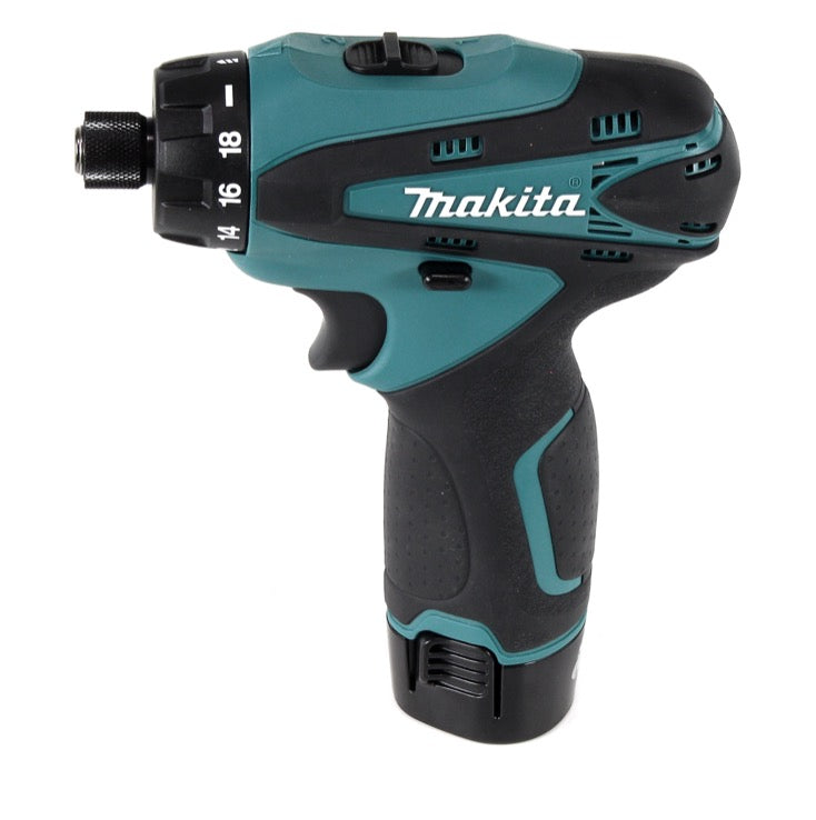 Makita DF 030 DWJ Akku-Schrauber 10,8 V im Koffer + 2x 1,3 Ah Akku + Ladegerät + Makpac - Toolbrothers