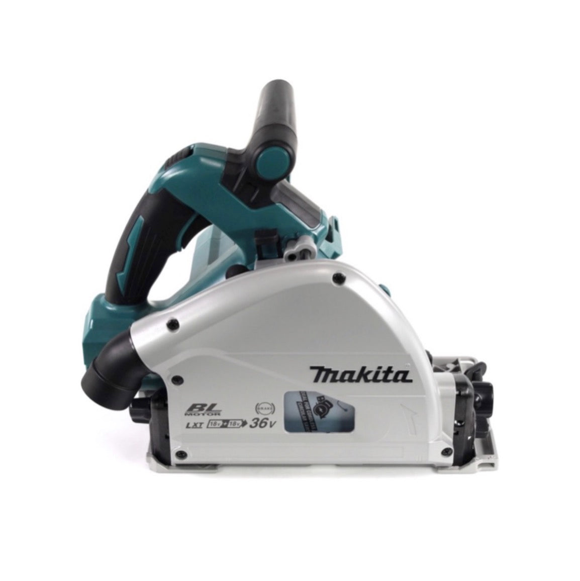 Makita DSP 600 ZJ  Akku Tauchsäge 36V (2x18V) Brushless + Führungsschiene + 2x Sägeblatt + Makpac - ohne Akku, ohne Ladegerät - Toolbrothers