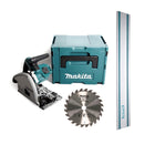 Makita DSP 600 ZJ  Akku Tauchsäge 36V (2x18V) Brushless + Führungsschiene + 2x Sägeblatt + Makpac - ohne Akku, ohne Ladegerät - Toolbrothers