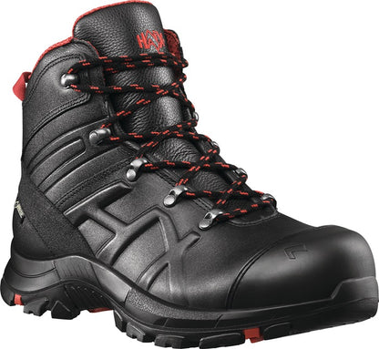 HAIX Sicherheitsstiefel BE Safety 54 Mid Größe 6,5 (40) schwarz/rot ( 4721000170 )