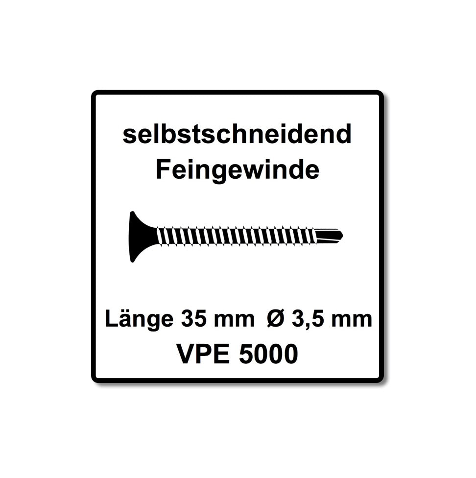 SENCO DS 5550 AC DuraSpin Magazin Schrauber 600 W ( 7T2001N ) + 5000x Teks Schrauben 3,5x35 mm - Toolbrothers