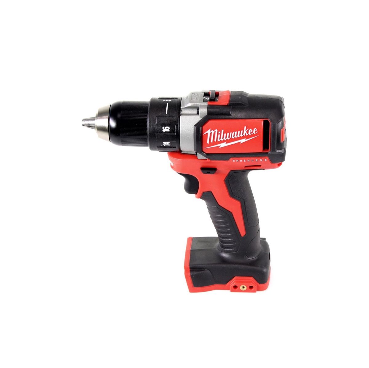 Milwaukee M18 BLDD 18 V Brushless Akku-Bohrschrauber Solo im Koffer + Milwaukee HSS-G Thunderweb Metallbohrer Kassette 19-teilig - ohne Akku, ohne Ladegerät - Toolbrothers