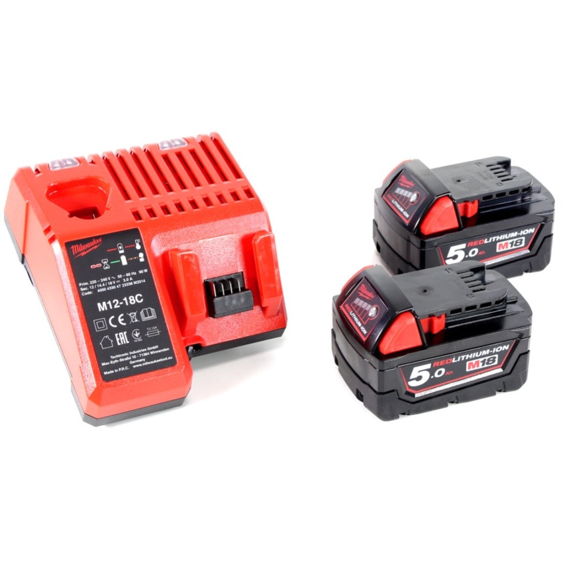 Milwaukee M18 BLDD 502 C 18 V Brushless Li-Ion Akku Bohrschrauber im Koffer + 2 x 5,0 Ah Akku + Ladegerät - Toolbrothers