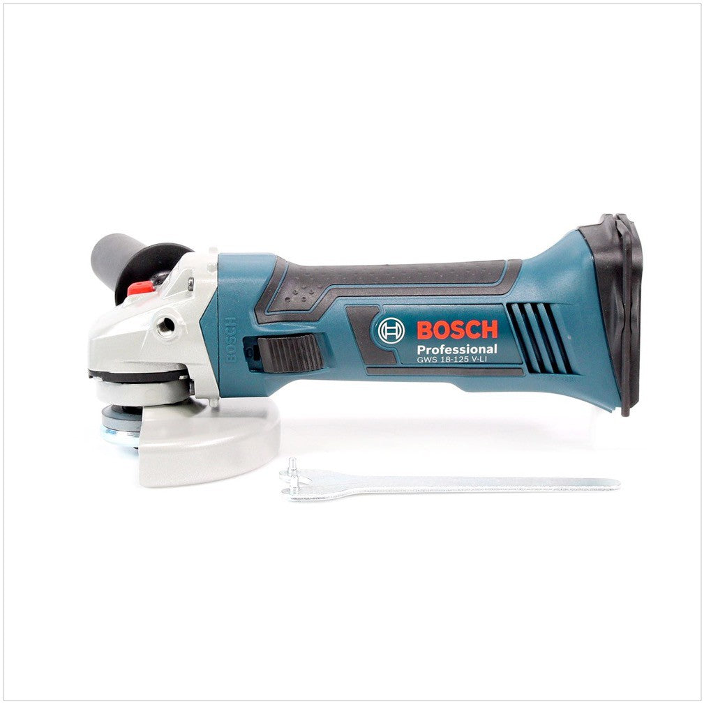 Bosch GWS 18-125 V-LI Akku Winkelschleifer 18V 125mm + L-Boxx (060193A308) + 25 x Bosch Trennscheibe für Metall, gekröpft (2608600221) - Toolbrothers