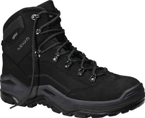 LOWA Sicherheitsstiefel Renegade Work GTX black Mid Größe 45 schwarz/schwarz ( 8000469134 )