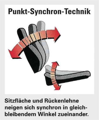 Siège de bureau pivotant TOPSTAR avec technologie synchrone (9000482931)