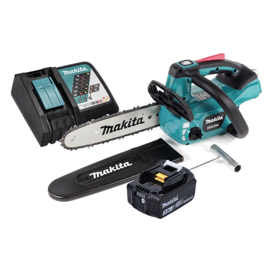 Makita DUC 254 RF1 Akku Kettensäge 18 V 25 cm Brushless + 1x Akku 3,0 Ah + Ladegerät - Toolbrothers