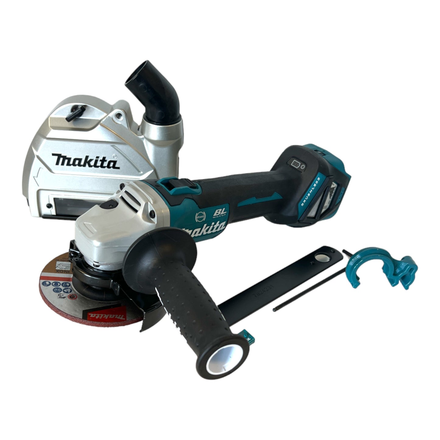 Makita DGA 514 ZJU1 Akku Winkelschleifer 18 V 125 mm Brushless + MAKPAC - ohne Akku, ohne Ladegerät