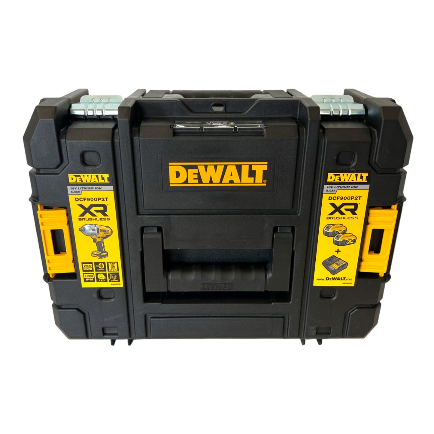 Clé à chocs sans fil DeWalt DCF 900 NT 18 V 1396 Nm 1/2" + TSTAK - sans batterie, sans chargeur