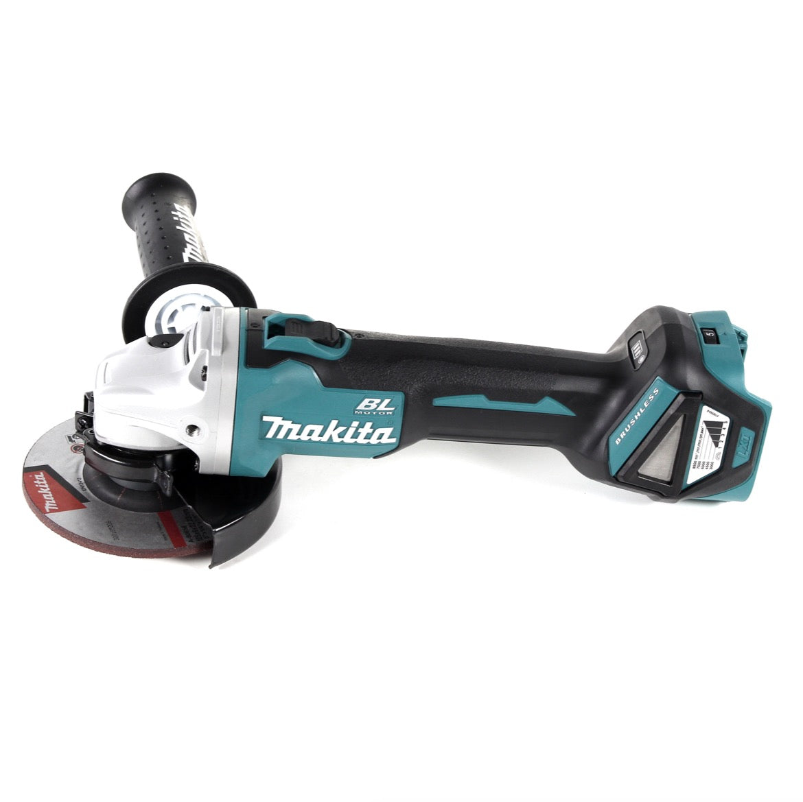 Makita DGA 511 RG1J Akku Winkelschleifer 18V 125mm Brushless + 1x Akku 6,0Ah + Ladegerät + Makpac - Toolbrothers