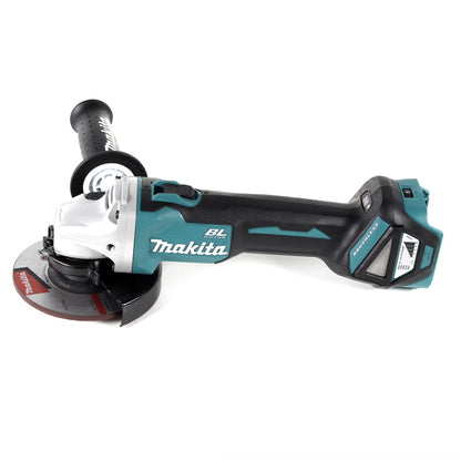 Makita DGA 511 RG1J Akku Winkelschleifer 18V 125mm Brushless + 1x Akku 6,0Ah + Ladegerät + Makpac - Toolbrothers