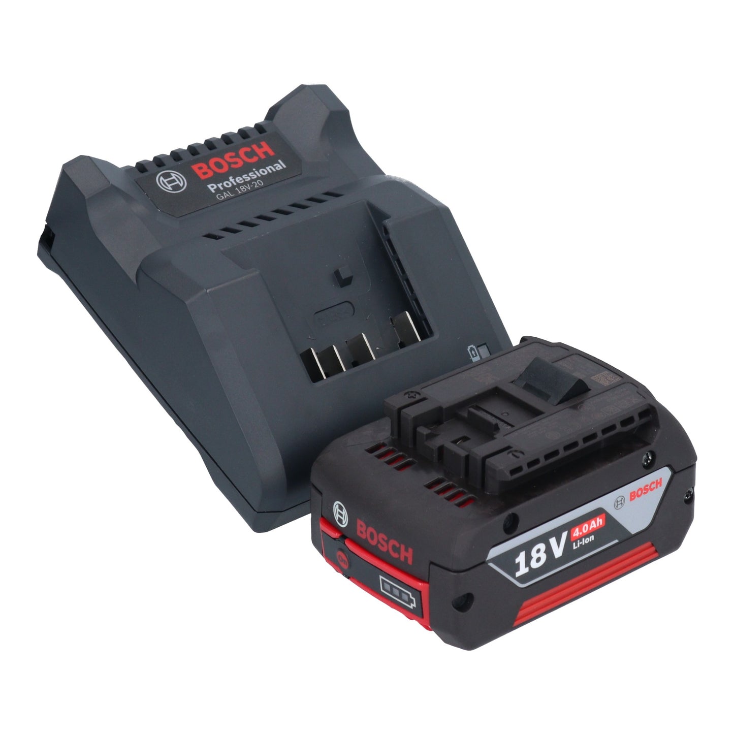 Ponceuse excentrique à batterie Bosch GEX 185-LI Professional 18 V 125 mm sans balais + 1x batterie 4,0 Ah + chargeur