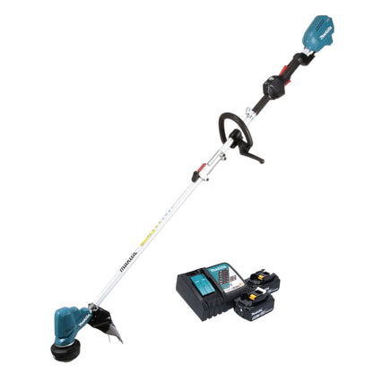 Makita DUR 191 LRTX3 Akku Rasentrimmer 18 V Brushless + 2x Akku 5,0 Ah + Ladegerät