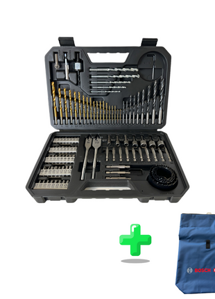 Bosch Titanium Pro Bohrer und Schraubendreher Bit Set 103-teilig ( 2608594070 ) + Bosch Professional Expert Werkzeug Rucksack