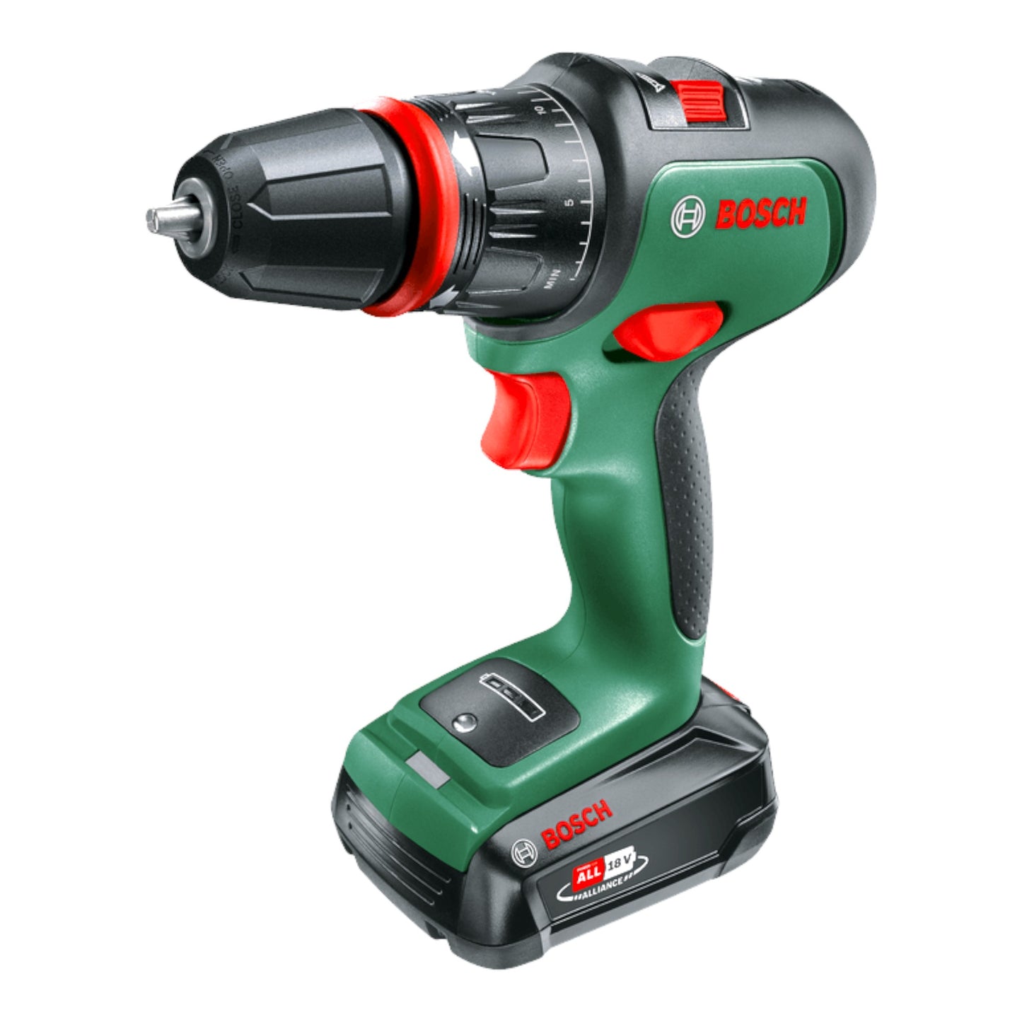 Bosch Home AdvancedImpact 18 Akku Schlagbohrschrauber 18 V 39 Nm ( 06039B5109 ) Brushless + 2x Akku 2,5 Ah + Ladegerät + Koffer