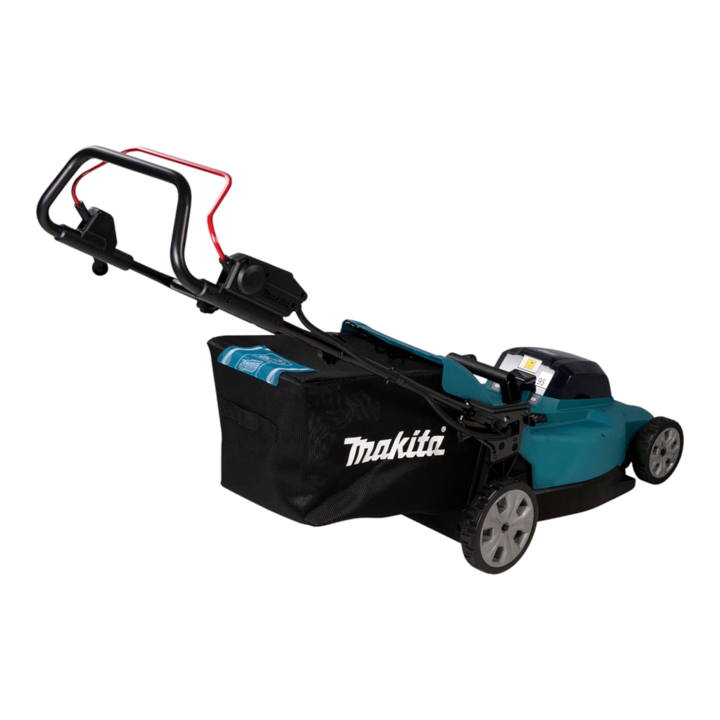 Makita DLM 480 PT2 tondeuse à gazon sans fil 36 V (2x 18 V) 48 cm 62 l + 2x batterie 5,0 Ah + chargeur