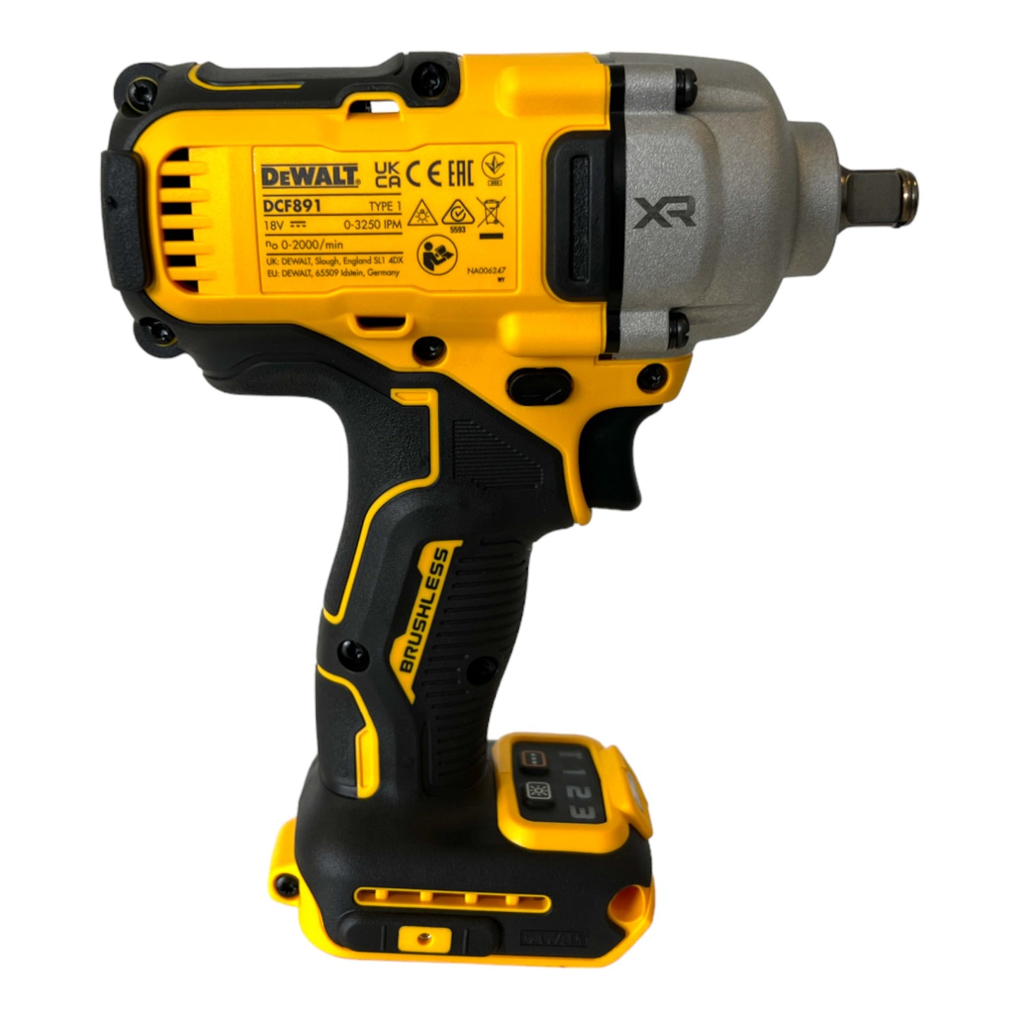 DeWalt DCF 891 NT Akku Schlagschrauber 18 V 1084 Nm 1/2" Brushless + 1x Powerstack Akku 1,7 Ah + TSTAK - ohne Ladegerät