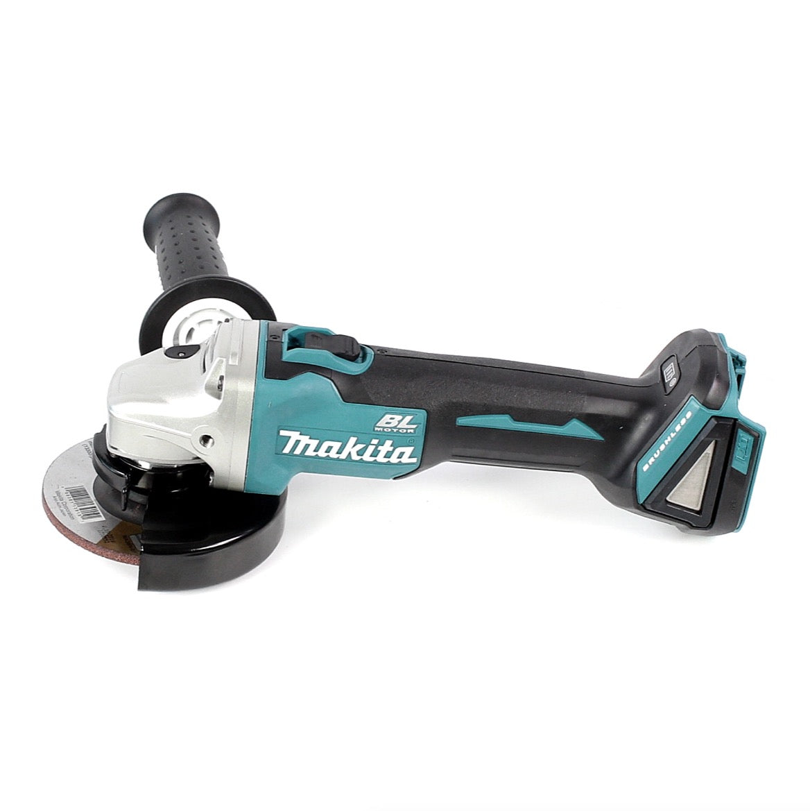 Makita DGA 454 SM1 Akku Winkelschleifer 18 V 115mm + 1x Akku 4,0Ah + Ladegerät + 6x Schruppscheibe - Toolbrothers