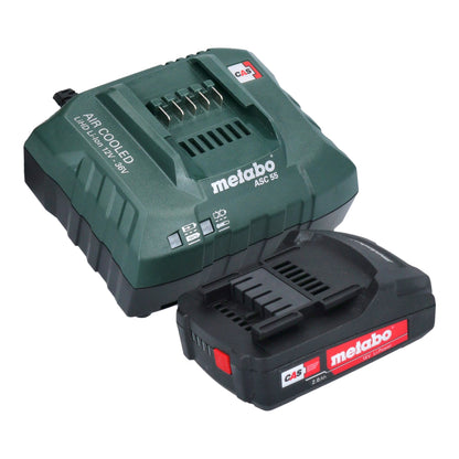 Metabo BS 18 LT Akku Bohrschrauber 18 V 60 Nm + 1x Akku 2,0 Ah + Ladegerät + metaBOX