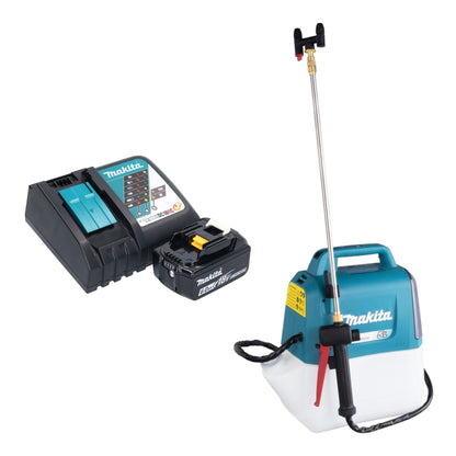 Makita DUS 054 RG Akku Druckspritze 18 V 5,0 l 3,0 bar + 1x Akku 6,0 Ah + Ladegerät