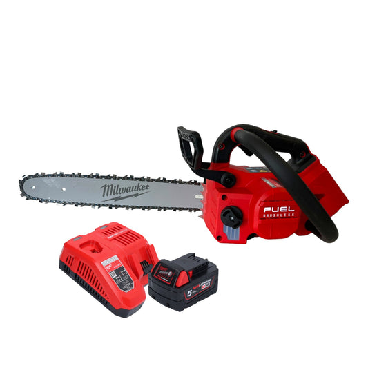 Milwaukee M18 FTHCHS35-551 Akku Top Handle Kettensäge 35 cm + 1x Akku 5,0 Ah + Ladegerät