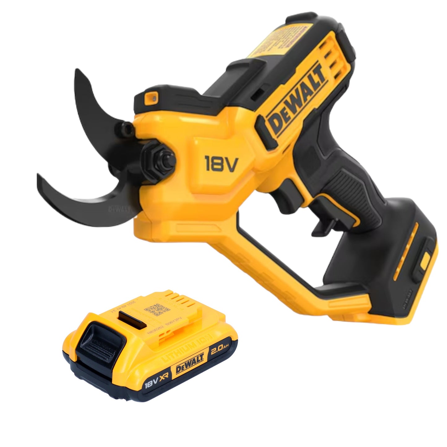 Sécateur à batterie DeWalt DCMPP 568 N 18 V 38 mm + 1x batterie 2,0 Ah - sans chargeur