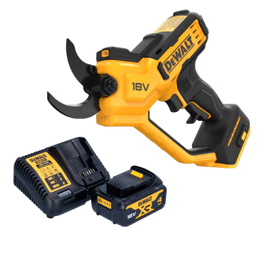 Sécateur à batterie DeWalt DCMPP 568 M1 18 V 38 mm + 1x batterie 4,0 Ah + chargeur