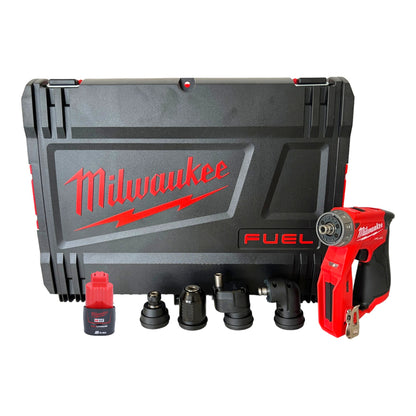 Perceuse-visseuse sans fil Milwaukee M12 FDDXKIT-201X 12V 34 Nm sans balais + 1x batterie 2,0 Ah + boîtier HD - sans chargeur