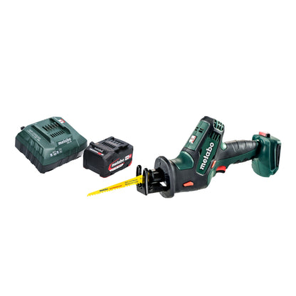 Scie alternative à batterie Metabo SSE 18 LTX Compact 18 V 13 mm + 1x batterie 4,0 Ah + chargeur