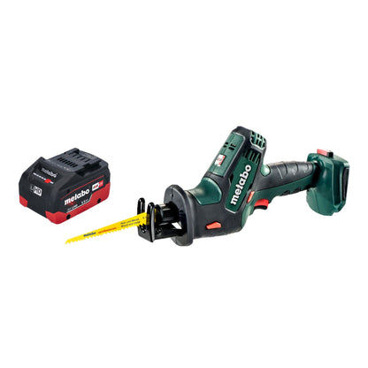 Metabo SSE 18 LTX Scie sabre à batterie compacte 18 V 13 mm + 1x batterie LiHD 5,5 Ah - sans chargeur