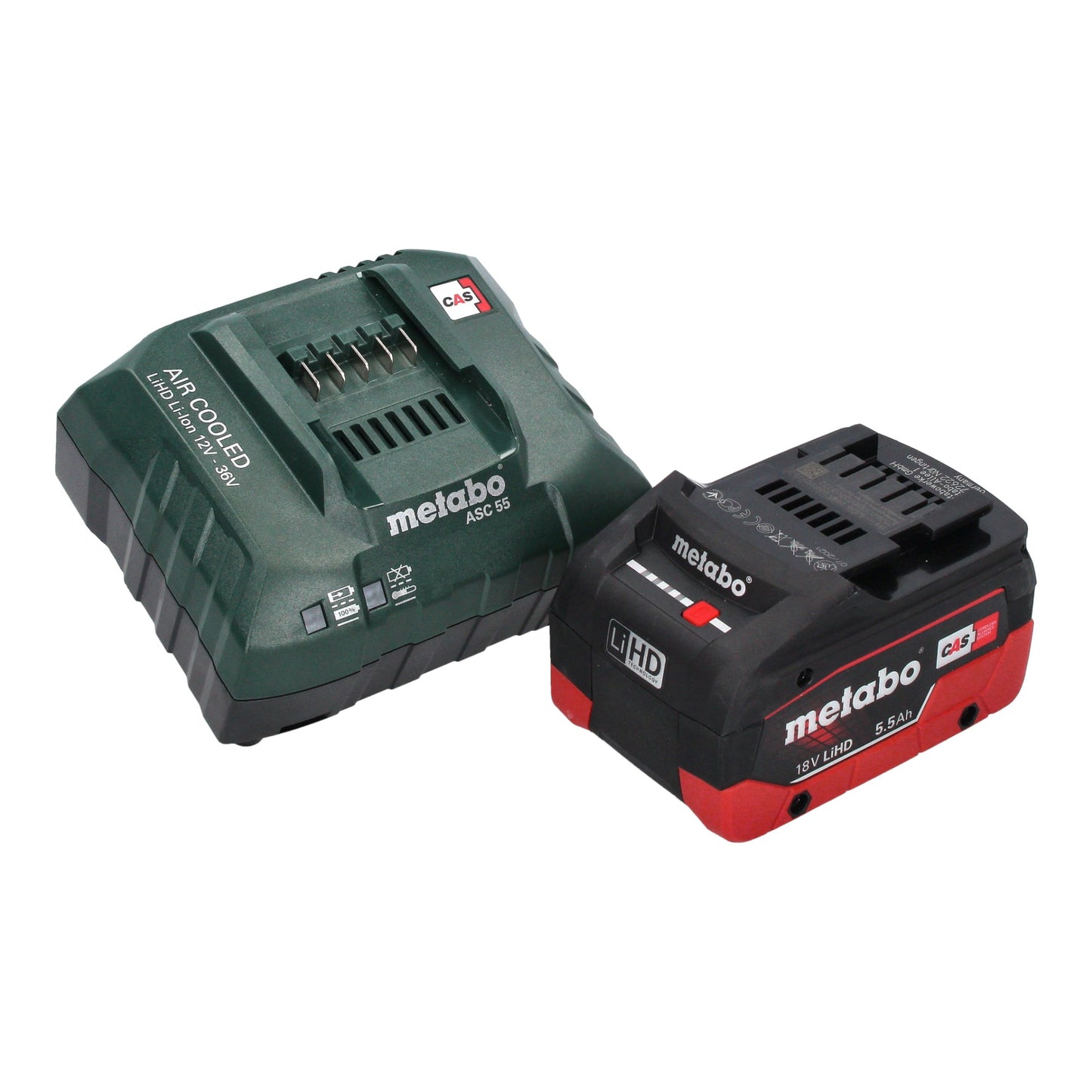 Scie sabre à batterie Metabo SSE 18 LTX Compact 18 V 13 mm + 1 batterie LiHD 5,5 Ah + chargeur