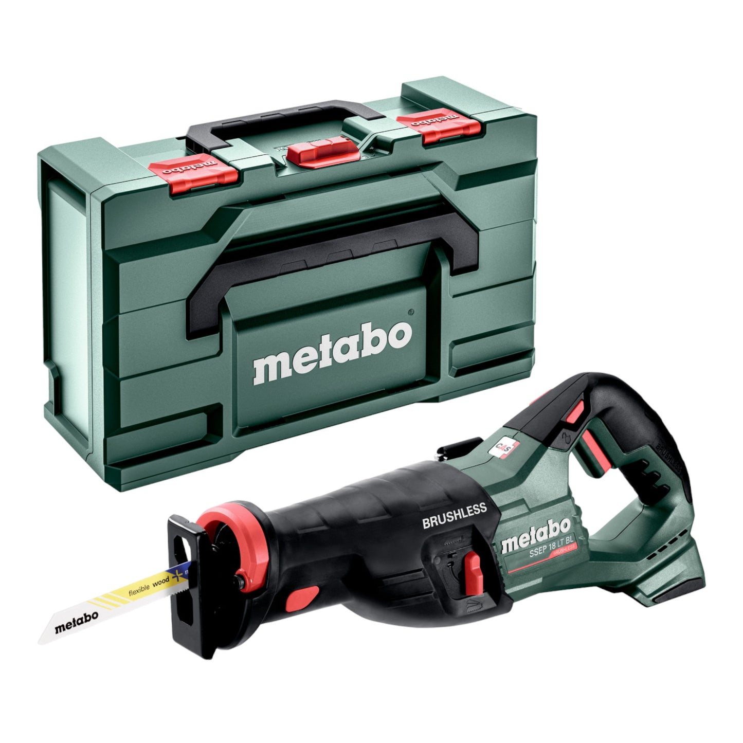 Metabo SSEP 18 LT BL Akku Säbelsäge 18 V 32 mm Brushless ( 601617840 ) + Metabox - ohne Akku, ohne Ladegerät