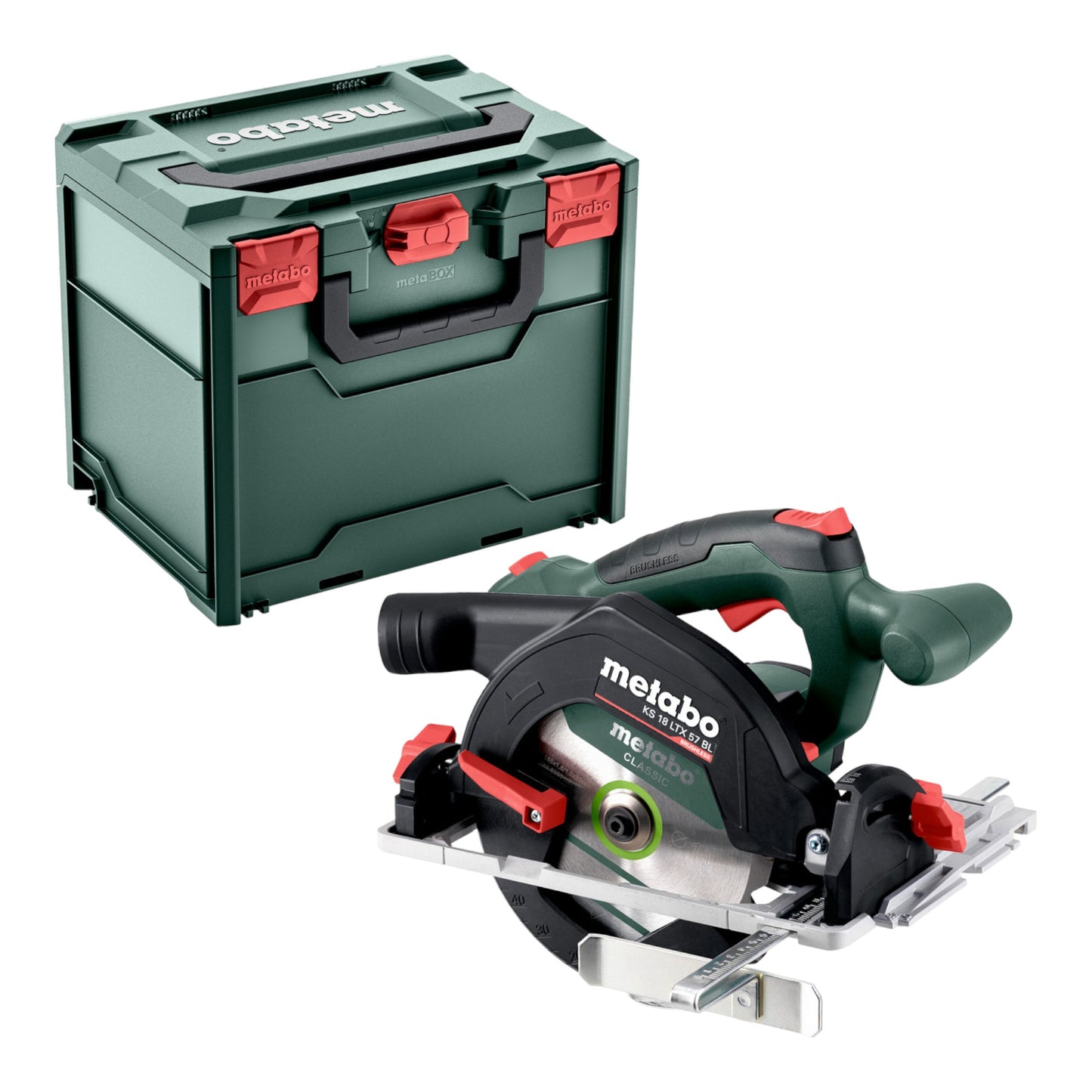 Metabo KS 18 LTX 57 BL Akku Handkreissäge 18 V 57 mm ( 611857840 ) + Metabox - ohne Akku, ohne Ladegerät