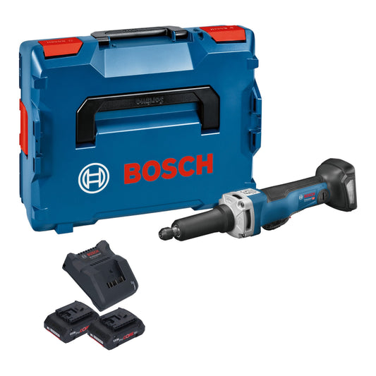 Bosch GGS 18V-23 PLC Professional Akku Geradschleifer 18 V Brushless + 2x ProCore Akku 4,0 Ah + Ladegerät + L-Boxx