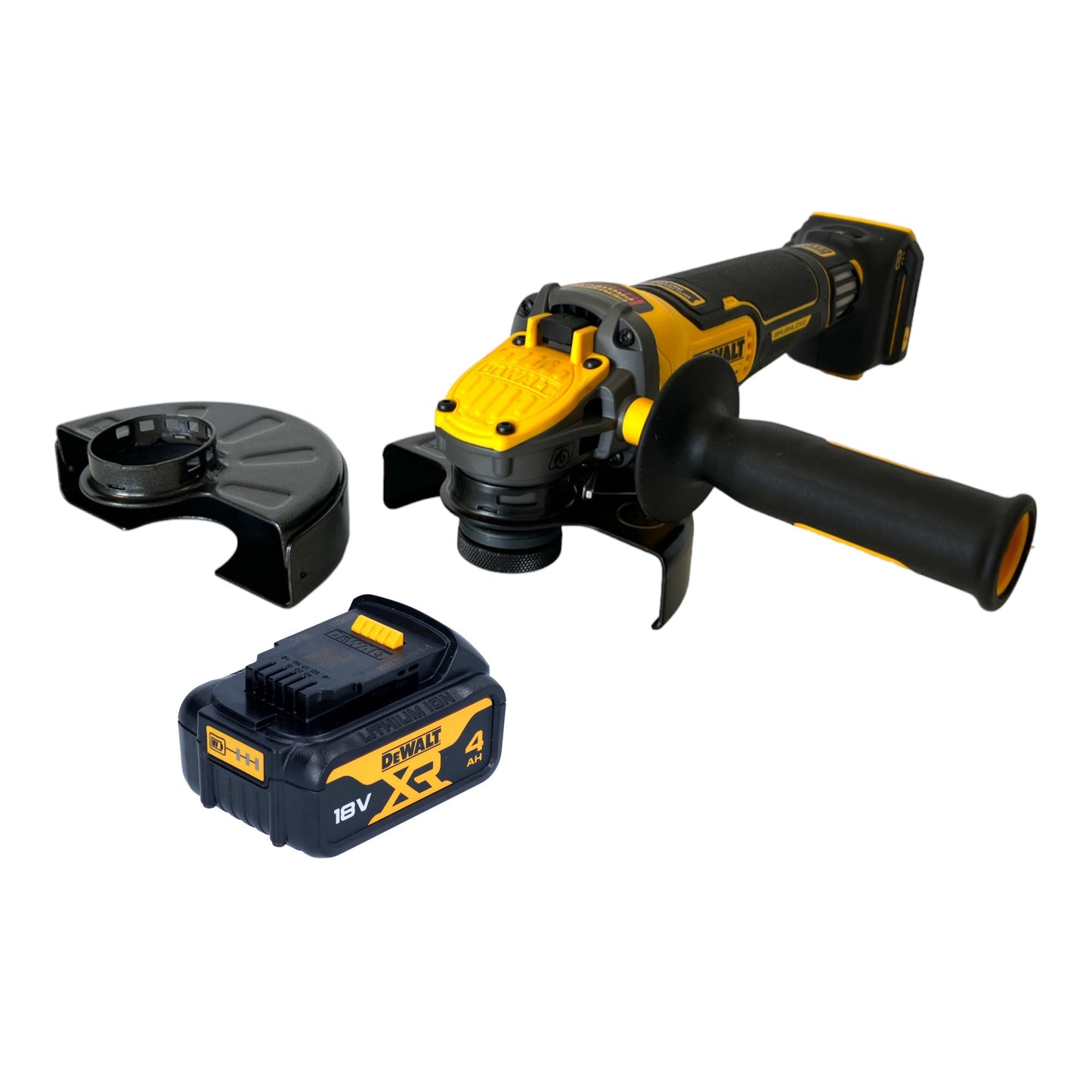 DeWalt DCG 416 VS N Akku Winkelschleifer 18 V 125 mm Brushless + 1x Akku 4,0 Ah - ohne Ladegerät