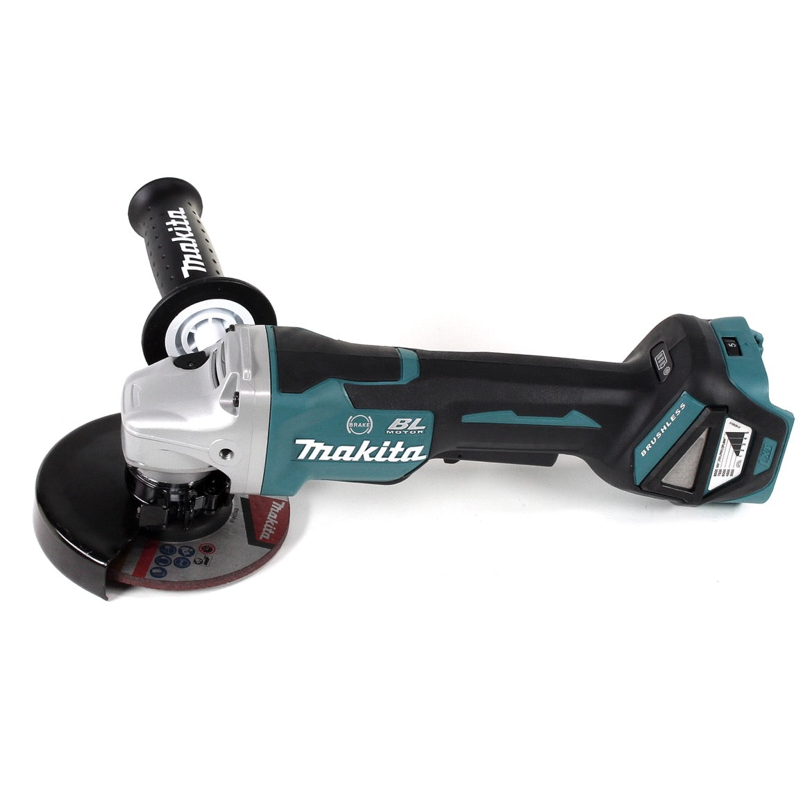 Makita DGA 517 SM1 Akku Winkelschleifer 18 V 125 mm Brushless + 1x Akku 4,0 Ah + Ladegerät + 3x Scheibe - Toolbrothers