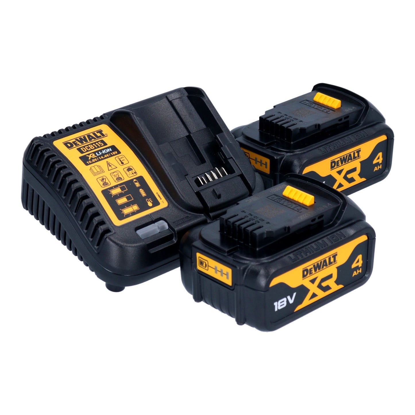 DeWalt DCG 416 VS M2 Akku Winkelschleifer 18 V 125 mm Brushless + 2x Akku 4,0 Ah + Ladegerät